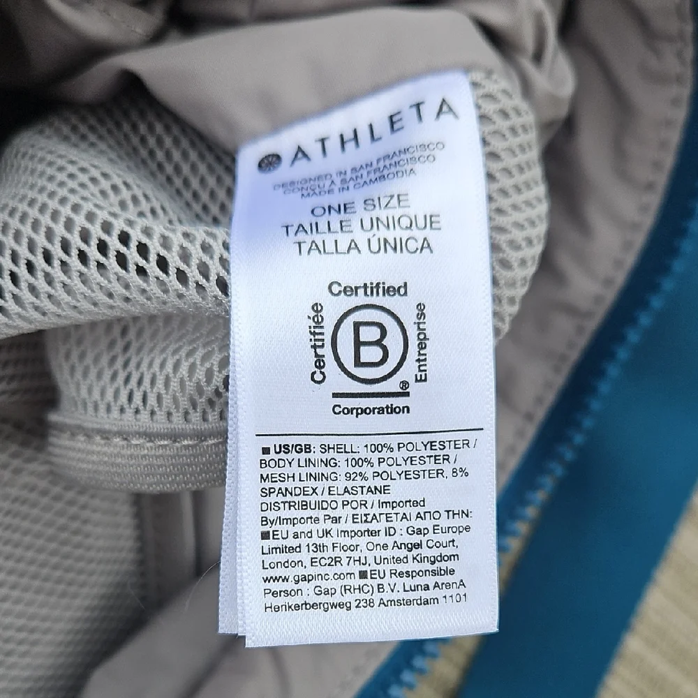 Athleta Teal Small Crossbody Hobo Bag - Picture 10 of 11